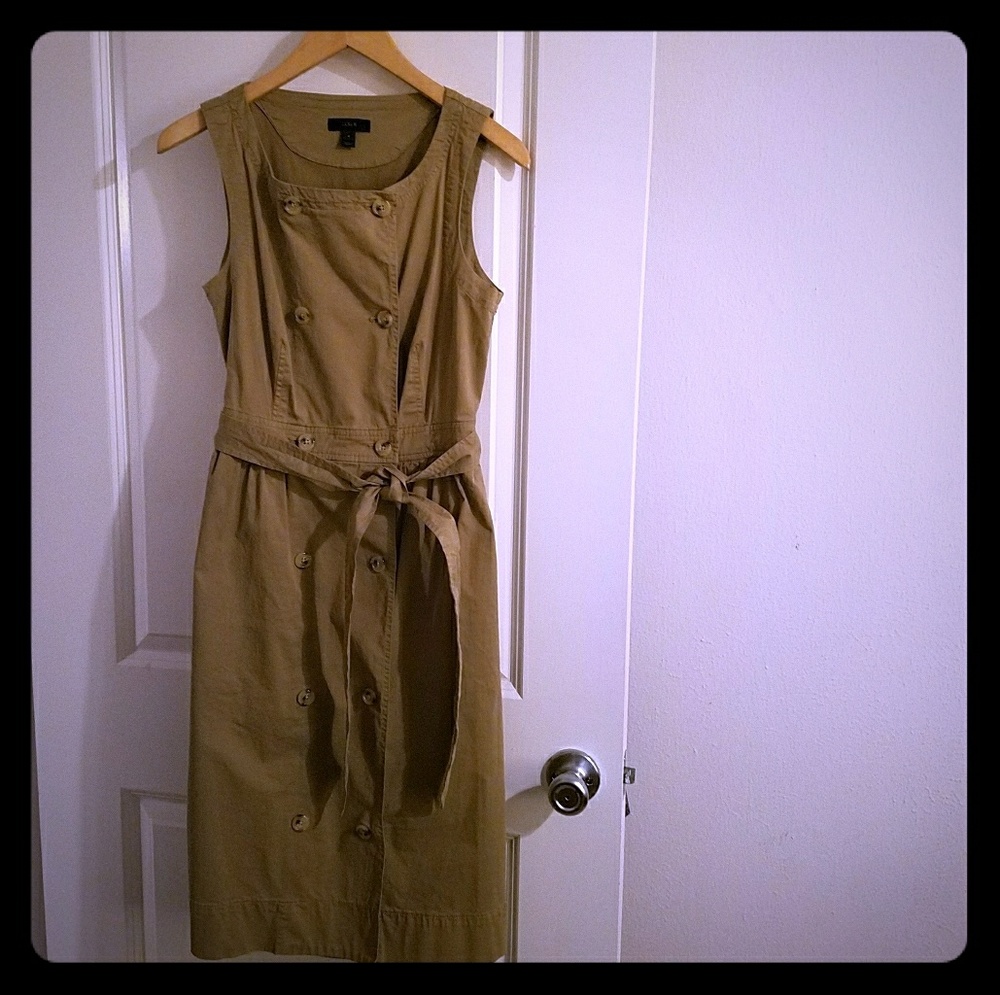 J. Crew Trench Coat Dress